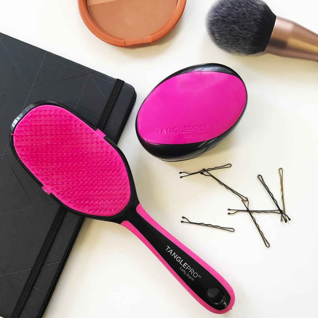 Lady Jayne Tangle Pro Hair Care | Scalp-Contour Brush with Flexi-Guide Tech | Wet/Dry Hair, Breakage-Free