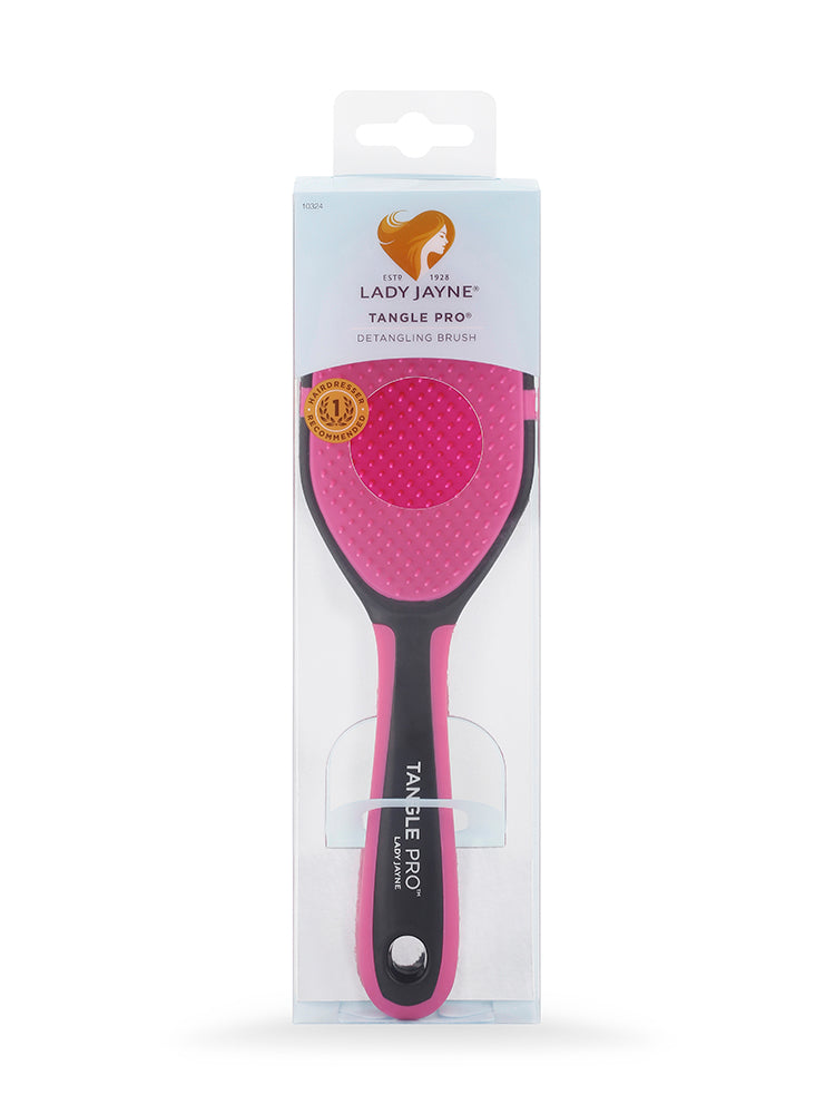 Lady Jayne Tangle Pro Hair Care | Scalp-Contour Brush with Flexi-Guide Tech | Wet/Dry Hair, Breakage-Free