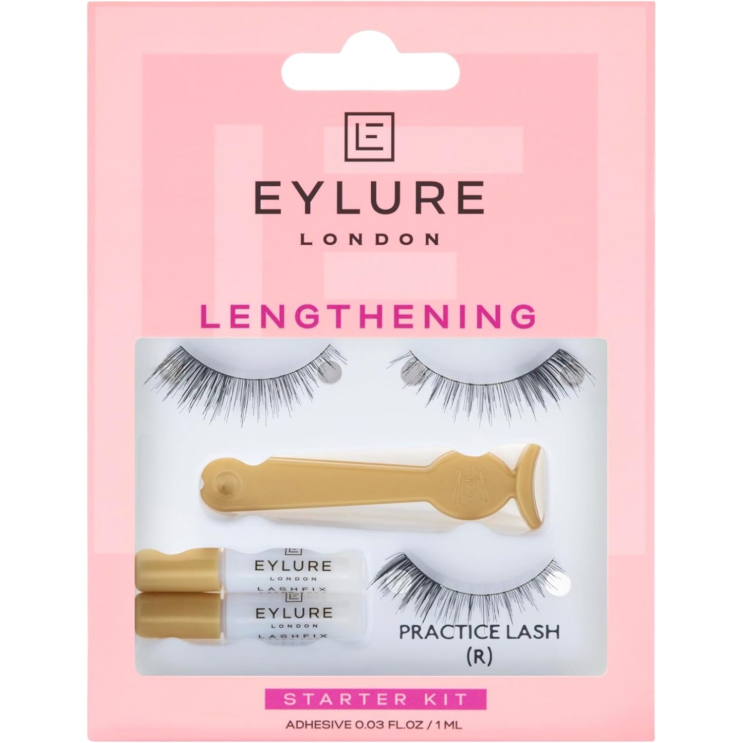 Eylure Elegant Elongation Handmade False Eyelashes Kit | 2 Tubes of Adhesive | Up to 5 Wears