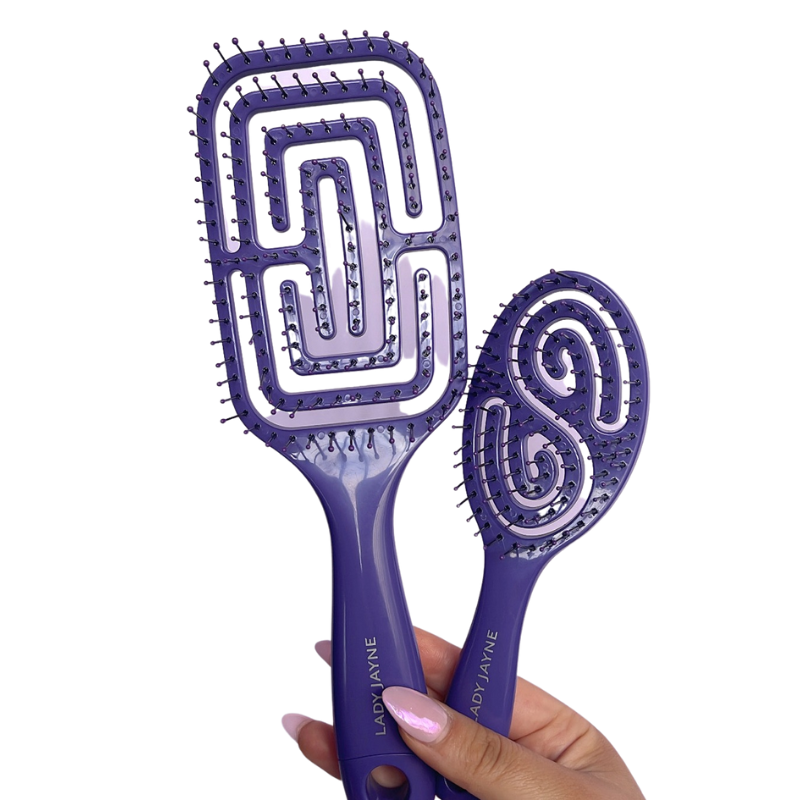 Lady Jayne Flexi-Glide Brush Hair Care | Available In Large & Purse-Sized