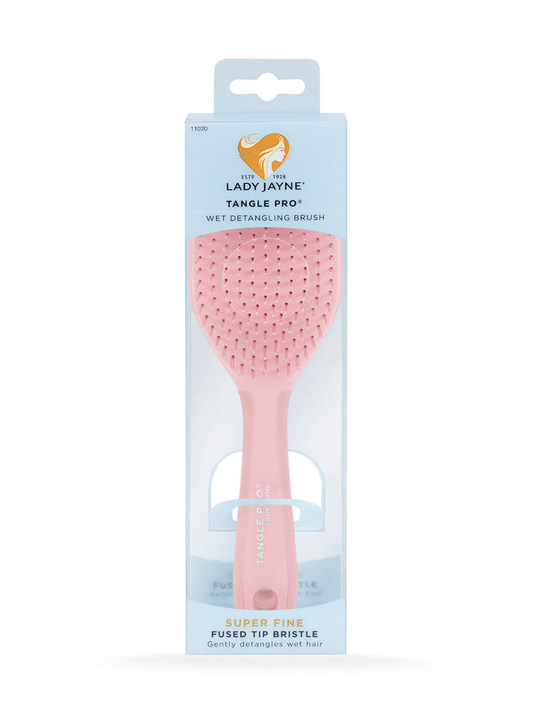 Lady Jayne Tangle Pro Wet Detangling Brush Hair Care Violet, Green & Pink