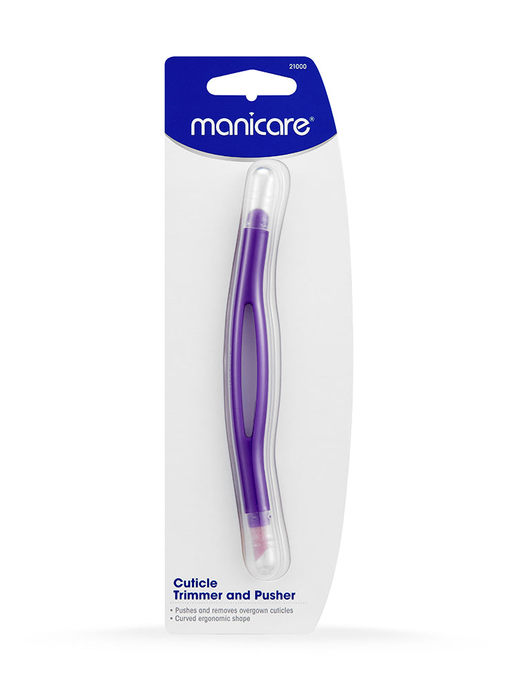 Manicare Cuticle Trimmer & Pusher | Removes Overgrown Cuticles | Dual-Ended