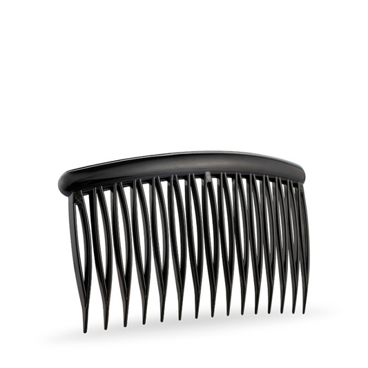 Lady Jayne SecureHold Side Combs | Black | Snag-Free Rounded Teeth | Contoured for All-Day Comfort | 4-Pack