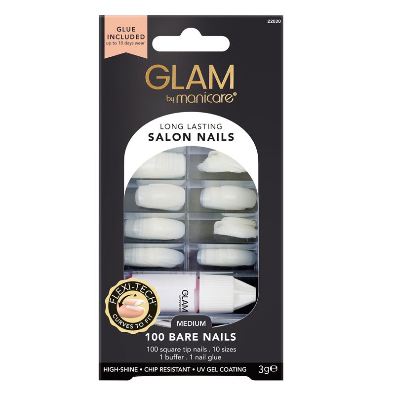 Manicare Glam Nail Glue Box Beauty & Personal Care | With Nail Glue | 100 PK