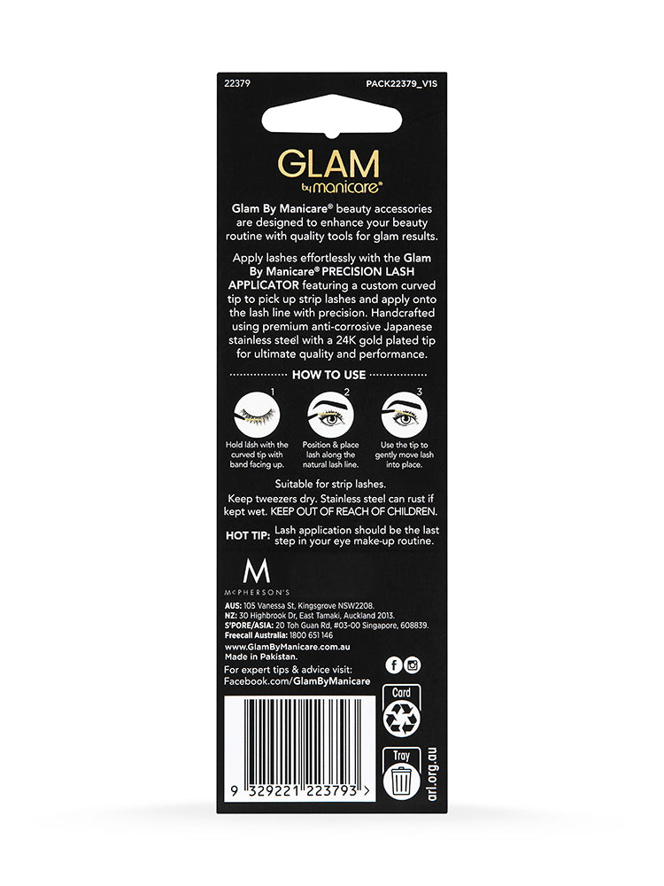 Manicare Glam Precision Lash Applicator Beauty & Personal Care Anti-Corrosive