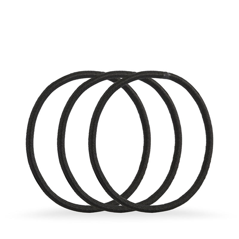 Lady Jayne Black Snagless Elastics Hair Care | High Quality Stretch Braid | 18 PK