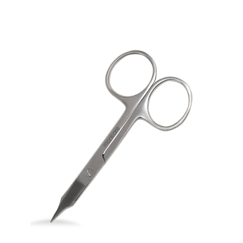 Manicare Deluxe Straight Nail Scissors Precision Satin-Finish Stainless Steel for Professional Trimming