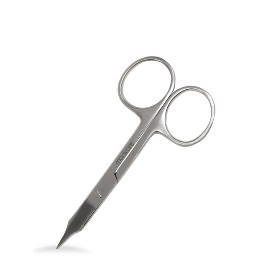 Manicare Deluxe Straight Nail Scissors Precision Satin-Finish Stainless Steel for Professional Trimming