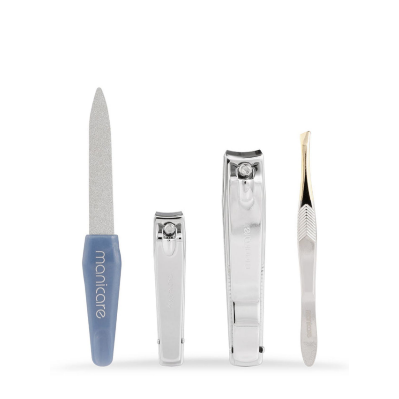 Manicare Grooming Set Manicure & Pedicure Essential Tools | 4 PCE