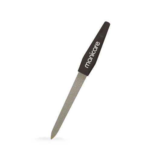 Manicare Sapphire Nail File No.2 | For Shaping & Smoothing Nails | Coarse & Fine Sides | Compact-Sized
