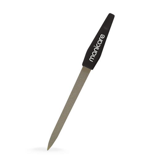 Manicare Sapphire Nail File No.5 | For Shaping & Smoothing Nails | Coarse & Fine Sides | Compact-Sized