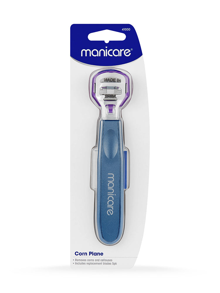 Manicare Corn Plane Stainless Steel Foot Care With Replacement Blades