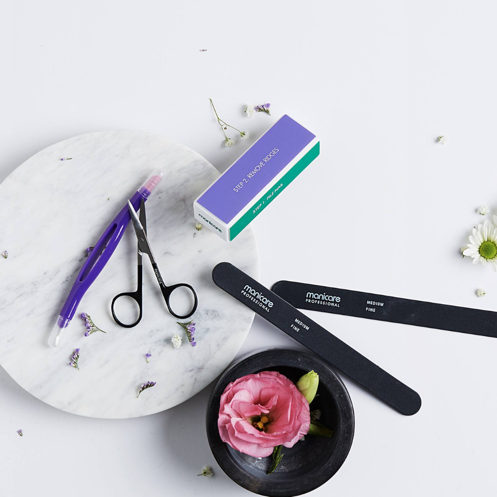 Manicare Pro Curve Cuticle Scissor Precision Stainless Steel with Satin Finish & Safety Tips