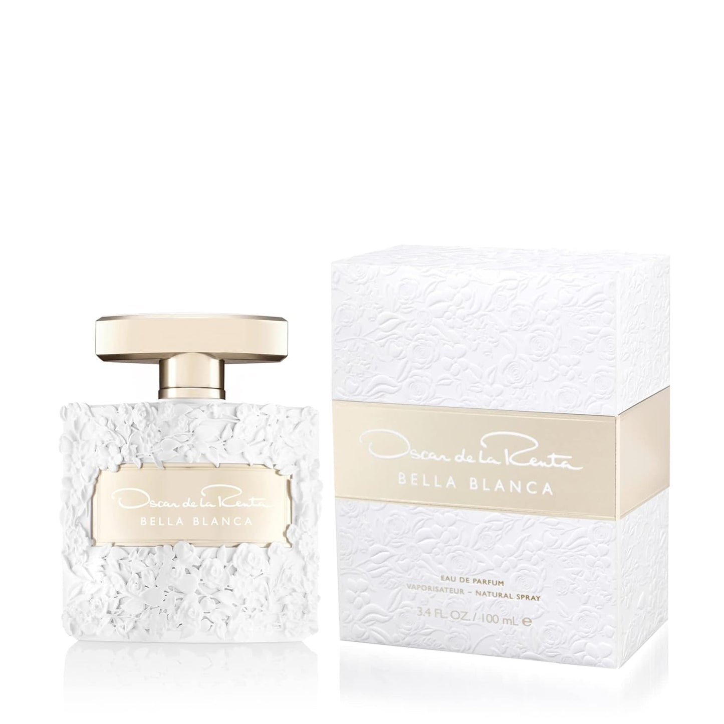 Oscar De La Renta Bella Blanca Eau De Parfum Spray For Women Creamy Sandalwood | Fragrance | Cassis & Mandarin | 100 ml
