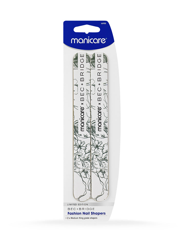 Manicare Fashion Nail Shapers | For Medium Filing Grade | Limited Edition | 2 PK