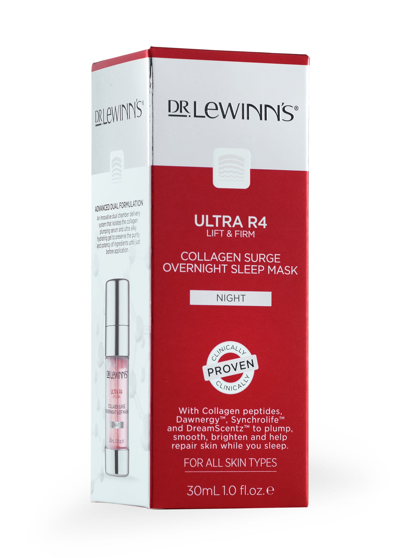 Dr Lewinn's Ultra R4 Collagen Surge Overnight Sleep Mask Skin Care | 30 ml
