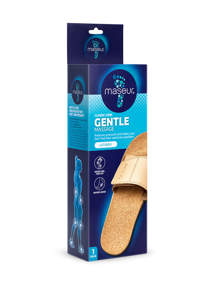 Maseur Gentle Massage Sandal Beige Unisex | Available In Different Sizes