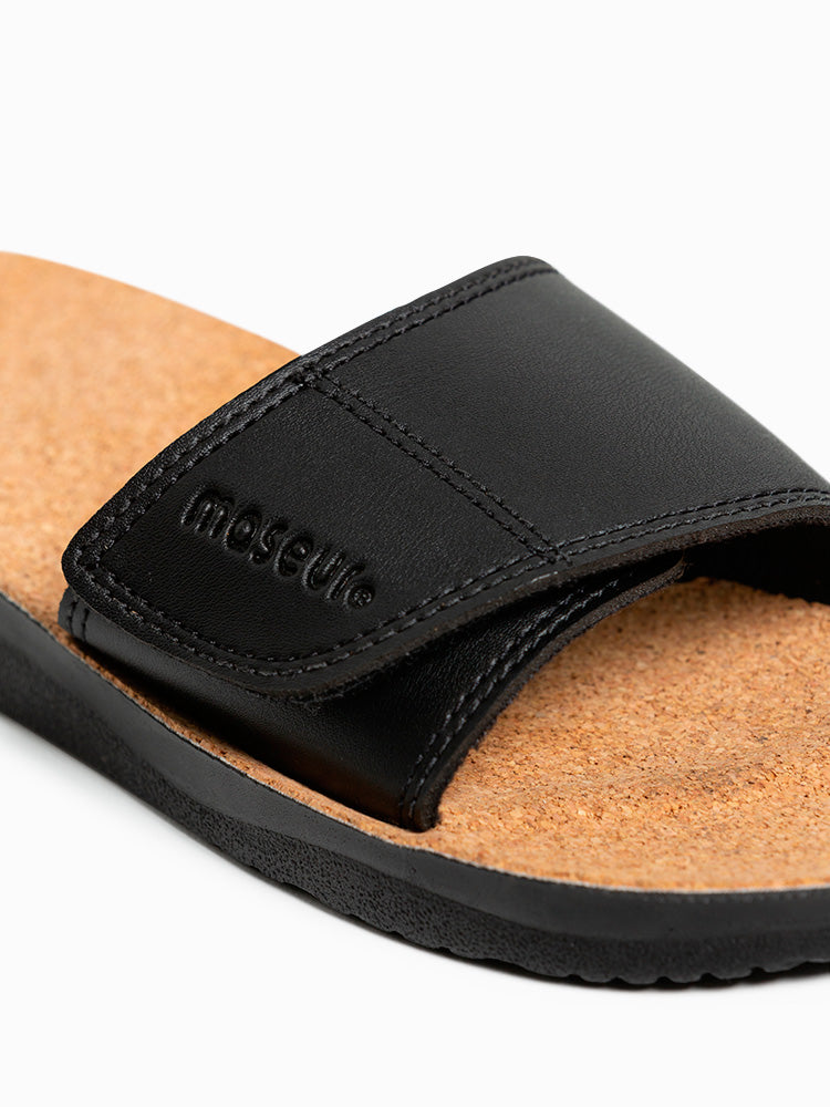 Maseur Gentle Massage Sandal Black Unisex | Available In Different Sizes