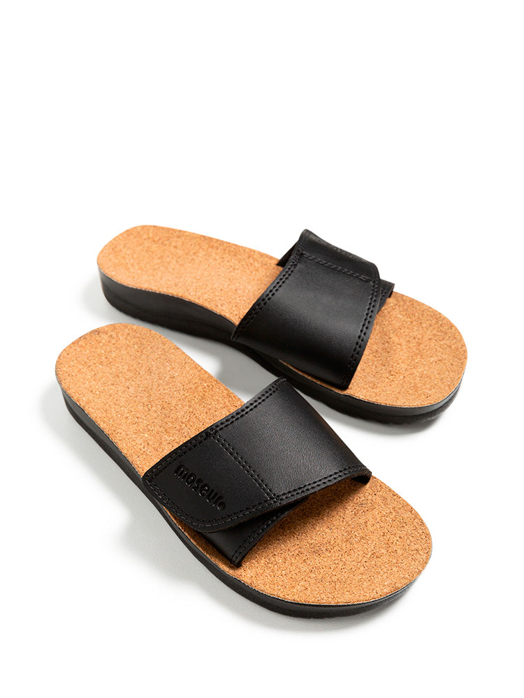 Maseur Gentle Massage Sandal Black Unisex | Available In Different Sizes