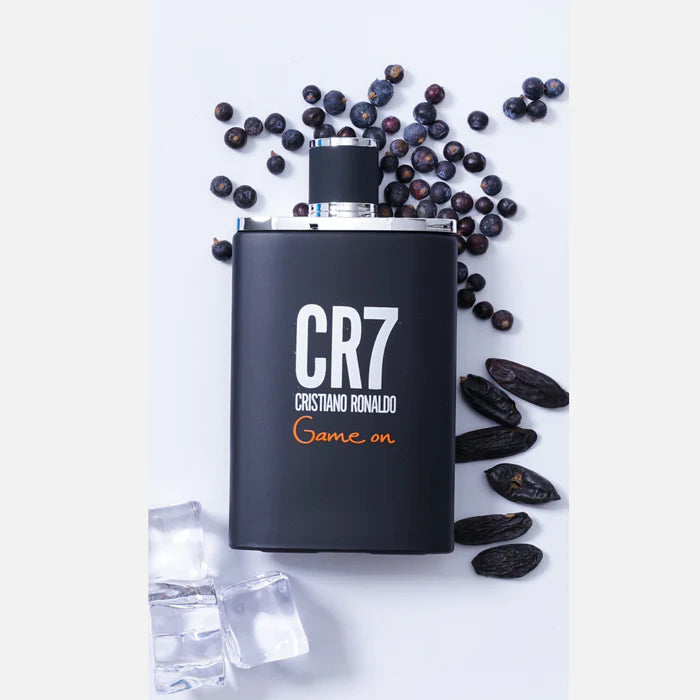 Cristiano Ronaldo Game On Eau De Toilette For Men Woody Fruity | Fragrance | Crisp Apple, Papaya, Cardamom & Crushed Ice | 50 ml