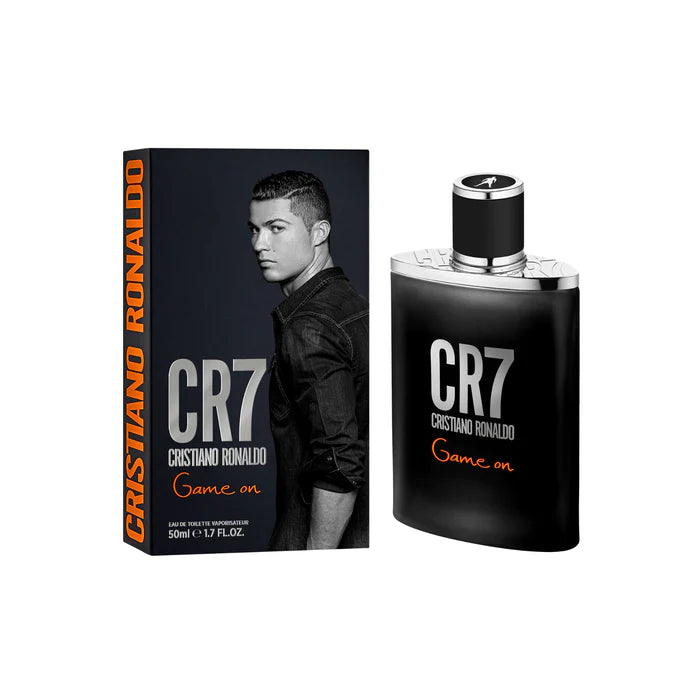 Cristiano Ronaldo Game On Eau De Toilette For Men Woody Fruity | Fragrance | Crisp Apple, Papaya, Cardamom & Crushed Ice | 50 ml