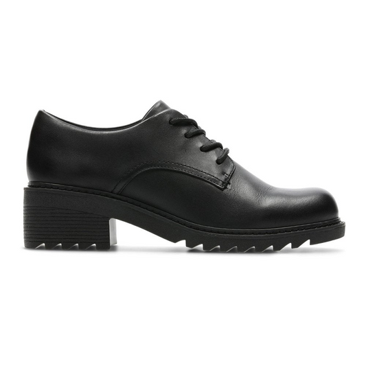 Clarks Frankie Grove Leather School Shoes for Girls Black | Size 4, 8.5 & 9