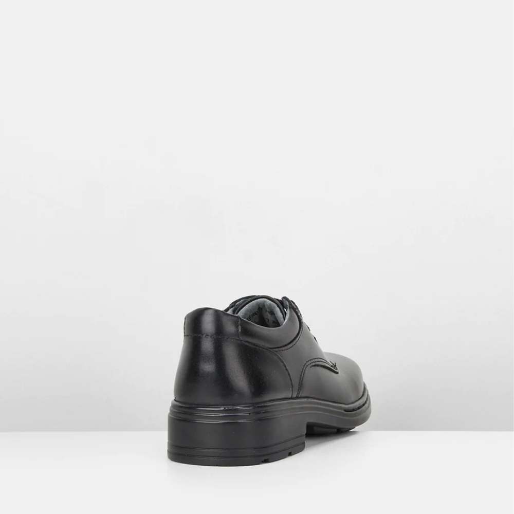 Clarks Infinity Junior  Leather School Shoes for Boys Black | Different Sizes Available