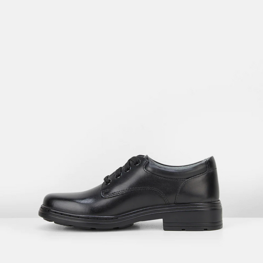 Clarks Infinity Junior  Leather School Shoes for Boys Black | Different Sizes Available