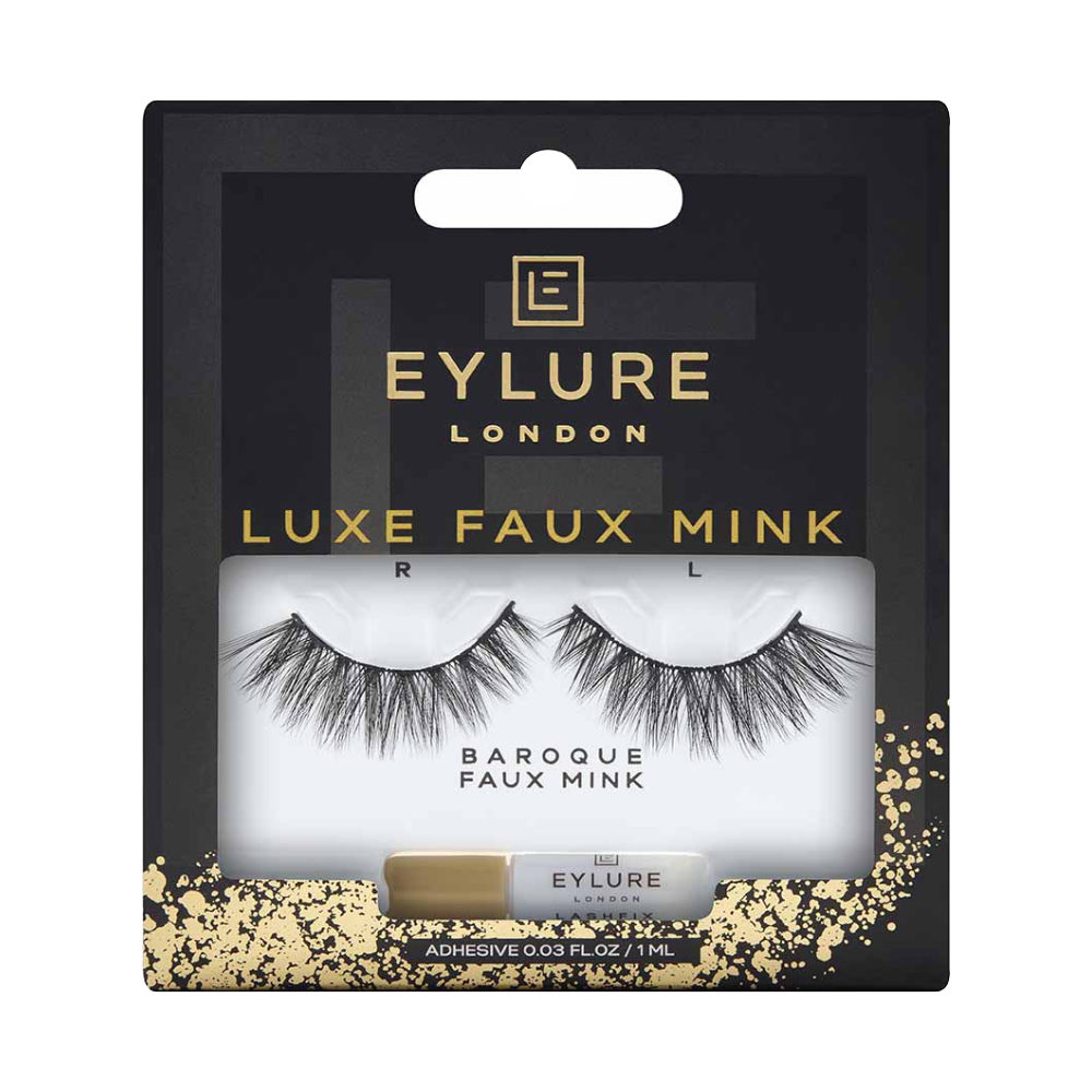 Eylure Luxe Faux Mink Handmade Baroque False Eyelashes | Up To 10 Wears