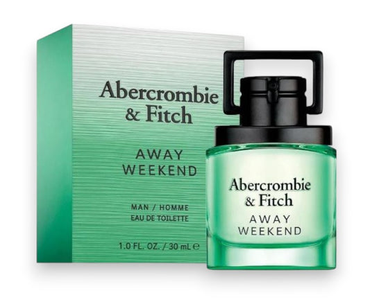 Abercrombie & Fitch Away Weekend Eau de Toilette For Men Vibrant & Liberating Scent | Fragrance | Spontaneous, Energetic, & Irresistible Spirit | 30 ml