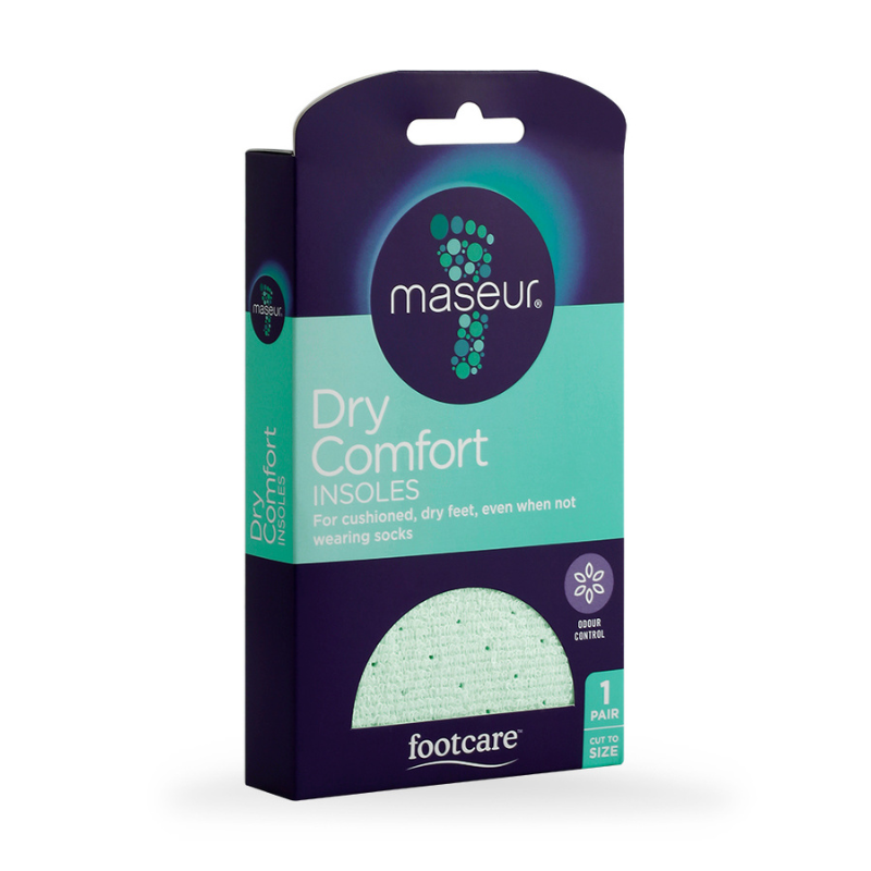 Maseur Dry Comfort Insoles Foot Care | 1 Pair