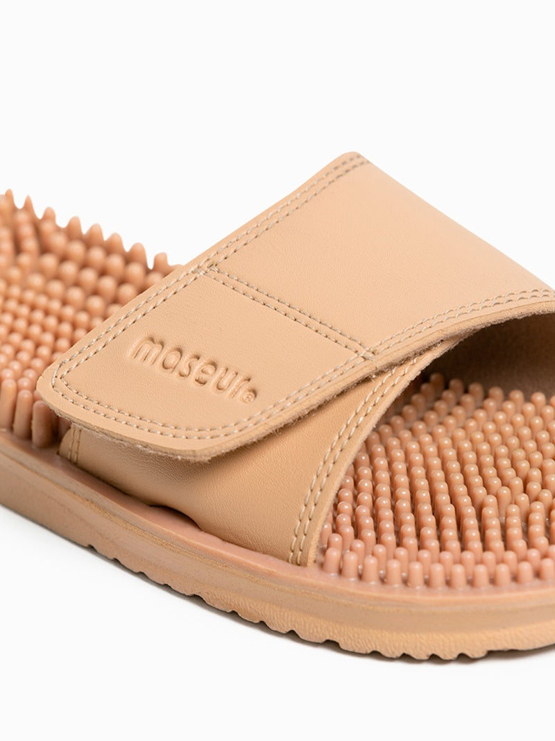 Maseur Invigorating Massage Sandal Beige Unisex | Available In Different Sizes