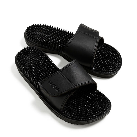 Maseur Invigorating Massage Sandal Black Unisex | Available In Different Sizes