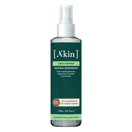 A'kin Lime & Orange Natural Spray Deodorant  Hygiene –  | 150 ml