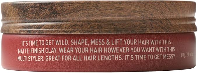 Moosehead Shaping Clay Low Hold - Cypress & Sage 80g