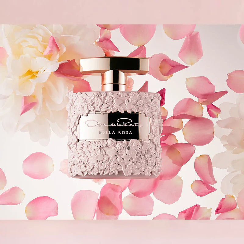 Oscar De La Renta Bella Rosa Eau de Parfum For Her Pink Florals, Fresh Freesia & Warm Amber | Fragrance | 100 ml