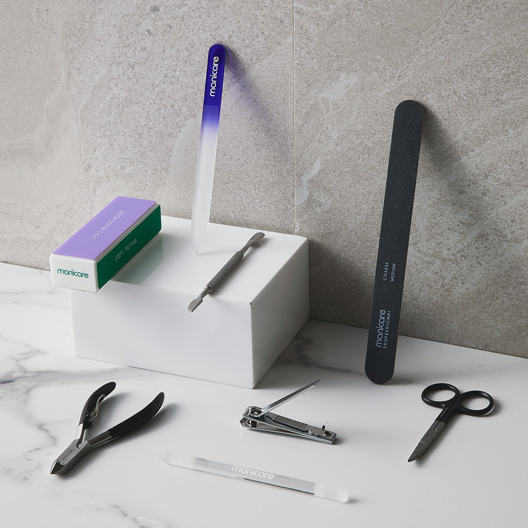 Manicare Pro Curve Cuticle Scissor Precision Stainless Steel with Satin Finish & Safety Tips