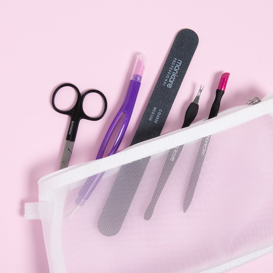 Manicare Pro Curve Cuticle Scissor Precision Stainless Steel with Satin Finish & Safety Tips