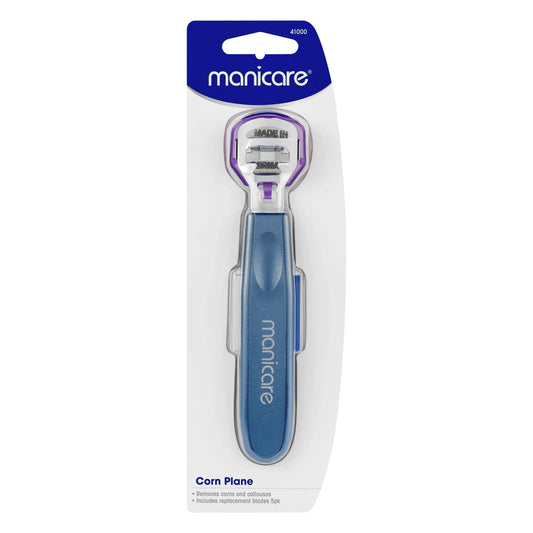 Manicare Corn Plane Stainless Steel Foot Care – With Replacement Blades