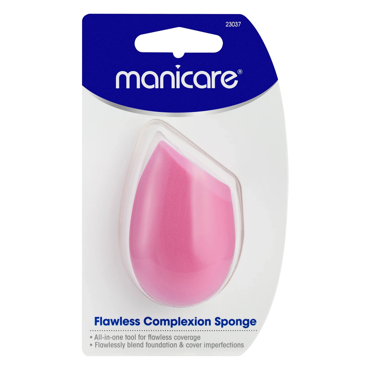 Manicare Flawless Complexion Sponge Non-Latex Make-Up Tool – Pink  | Foundation Sponge | 1 pc
