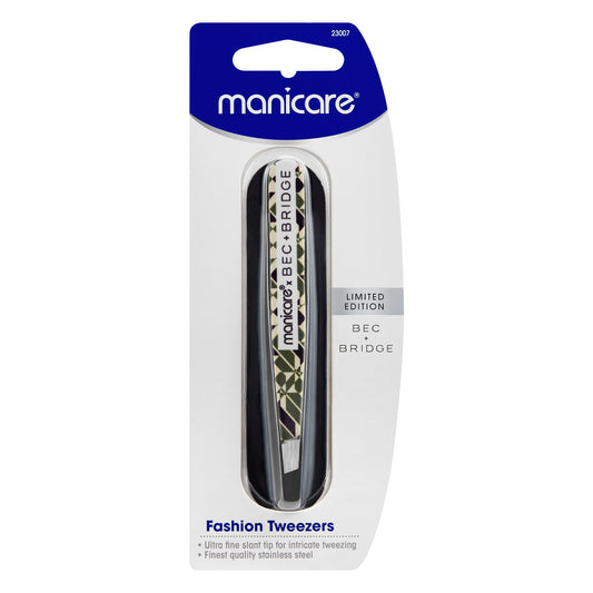 Manicare Fashion Tweezers Stainless Steel Personal Care Random Color | Stray Hair Removal | Limited Edition