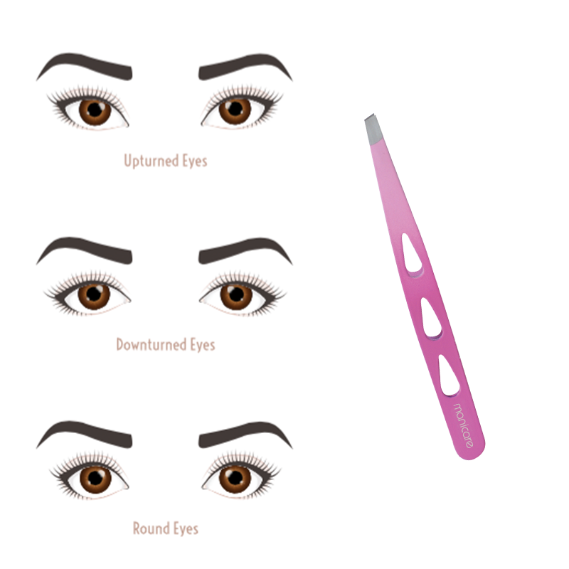 Manicare Precision Pro Pink Ultra-Fine Stainless Steel Tips Tweezers | for Brows, Ingrown Hairs & Splinters | Includes Protective Case