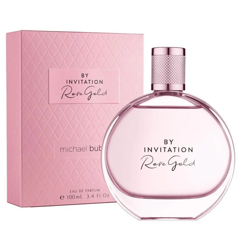 Michael Buble By Invitation  Rose Gold Eau De Parfum Floral-Oriental | Fragrance | For Women | 100 ml