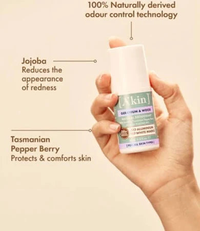 A'kin Rose & Mint Roll-On Deodorant 65ml