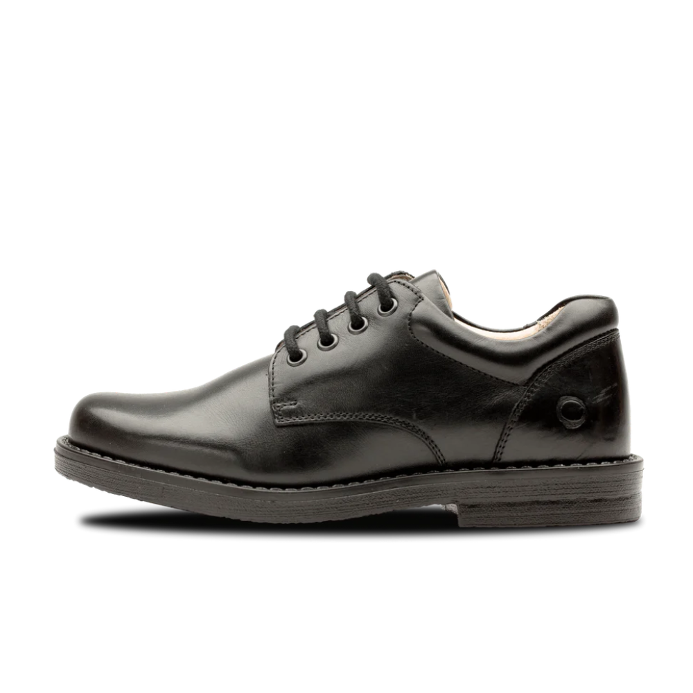 Skobi Menzies School Shoes Premium Leather Unisex Black | Size 39