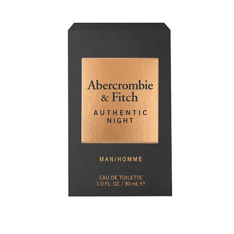 Abercrombie & Fitch Authentic Night Men Eau De Toilette 30ml