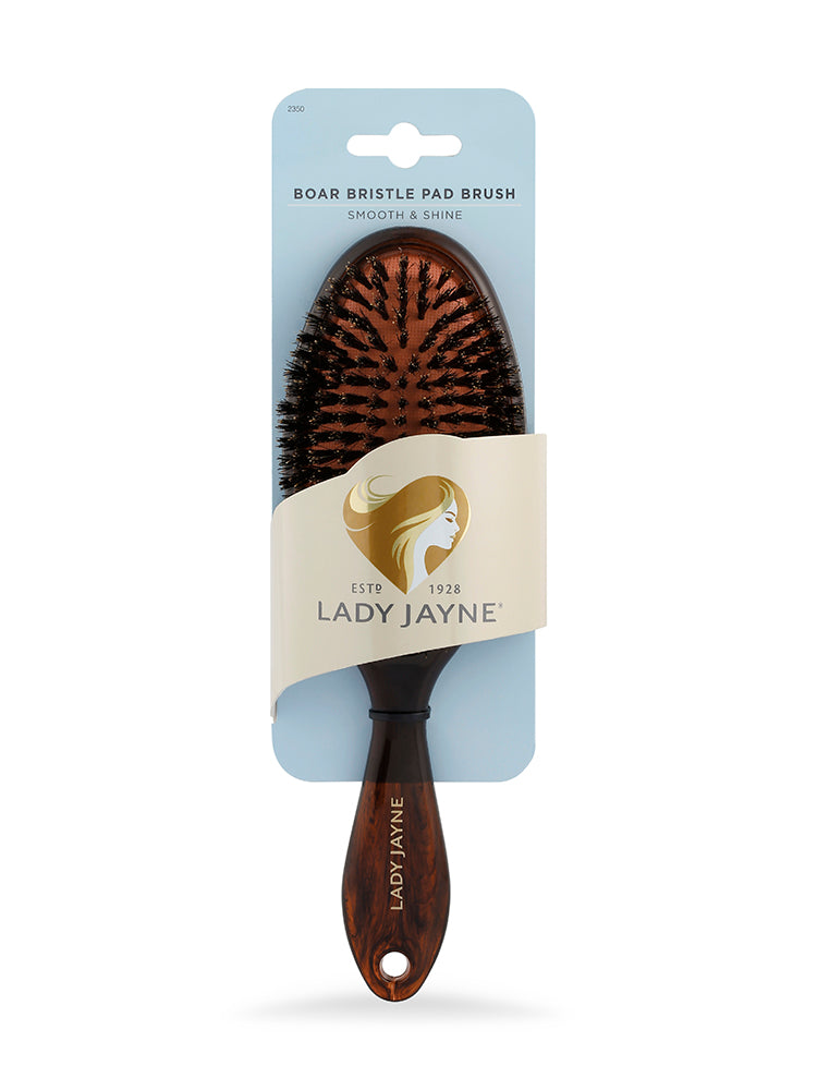 Large Boar Bristle Pad Brush