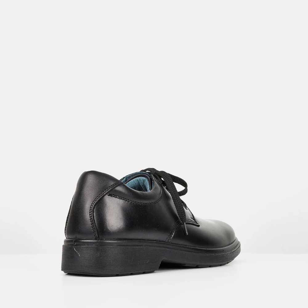 Clarks Daytona Senior Black Leather School Shoes