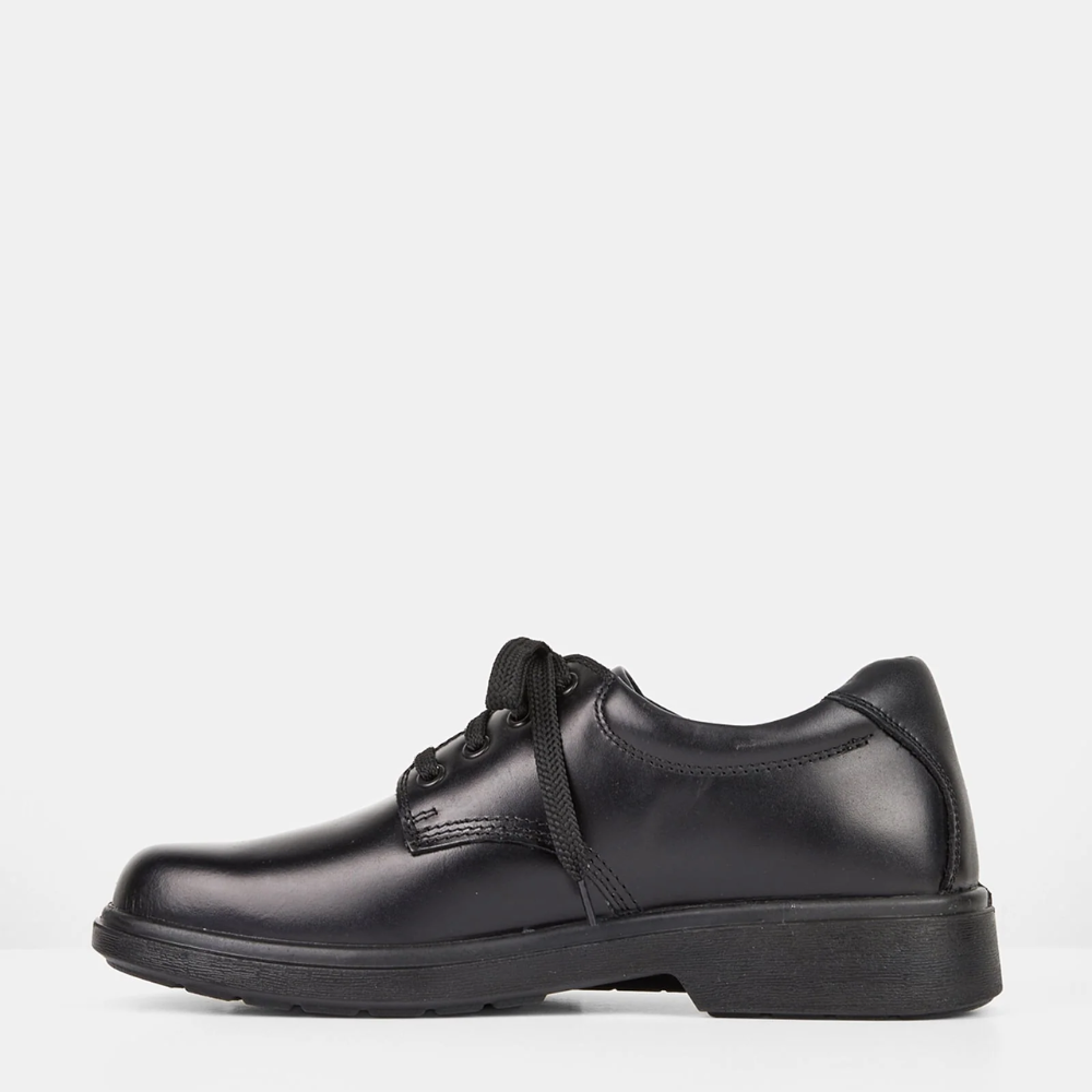 Clarks Daytona Senior Black Leather School Shoes