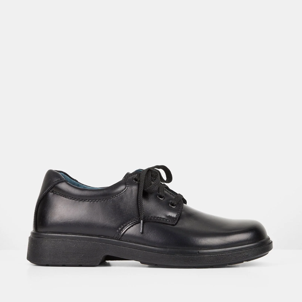 Clarks Daytona Senior Black Leather School Shoes